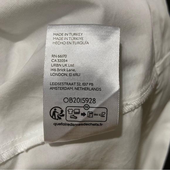 Anthropologie The Somerset Maxi Dress Shirt Dress Edition White Sz S - Picture 12 of 14